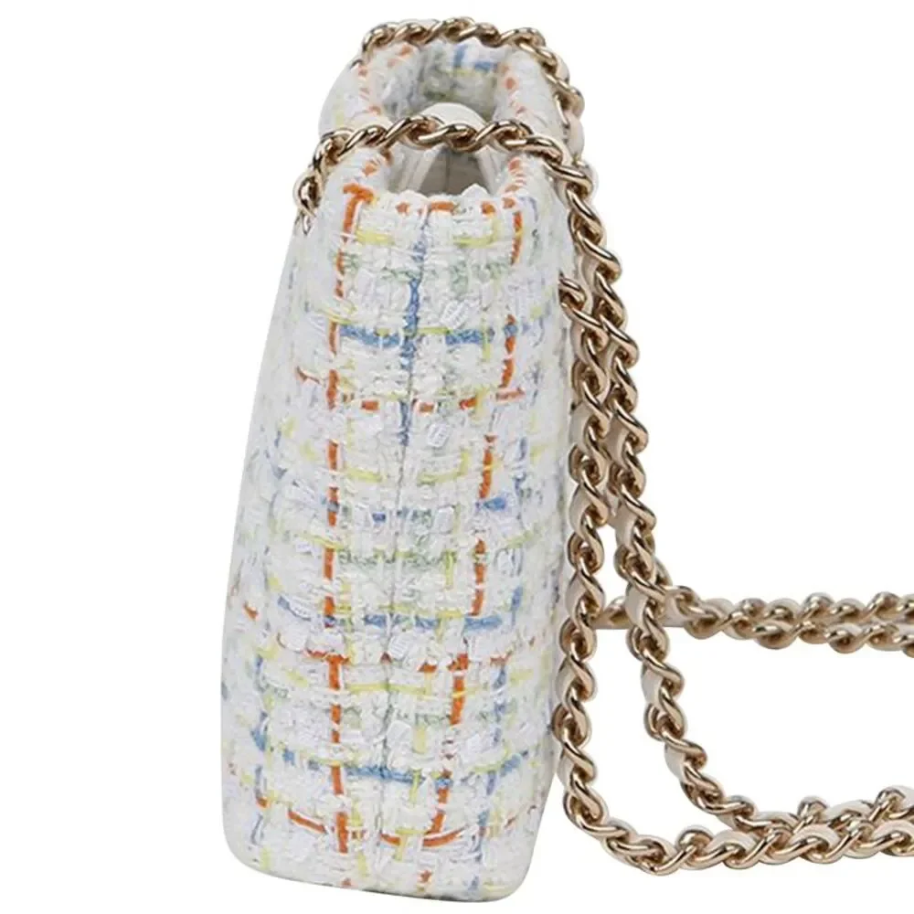 Tweed Chain Mini Shoulder Crossbody Bag